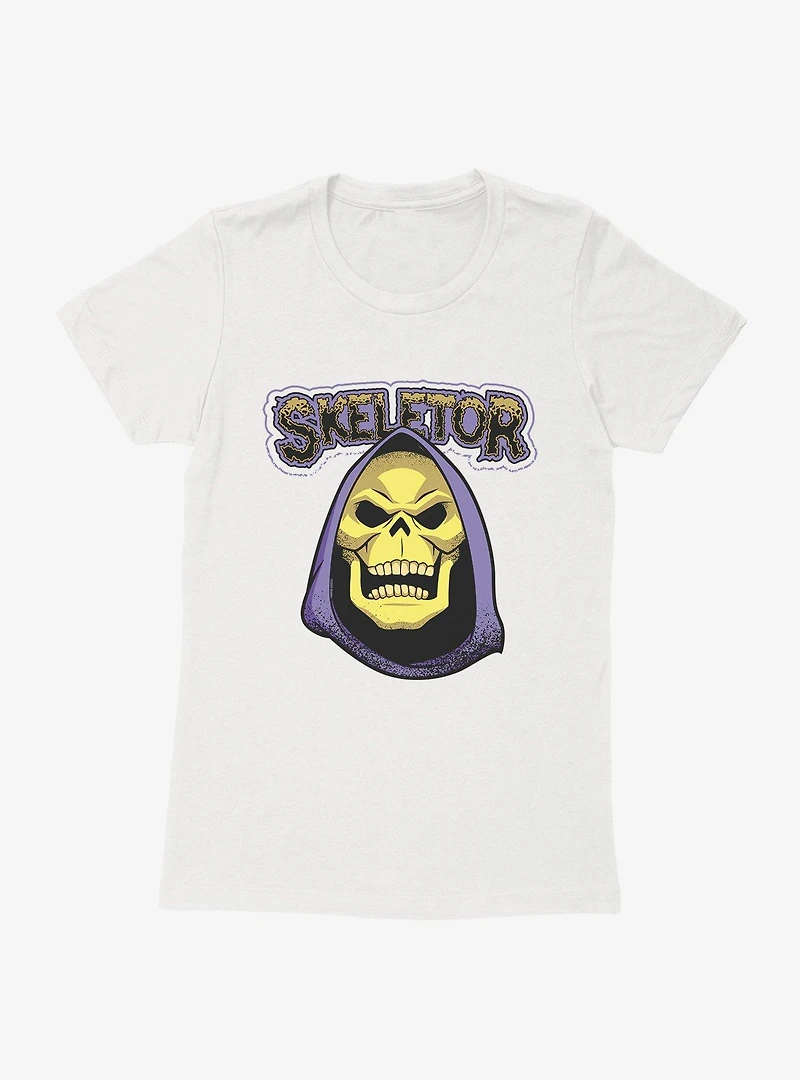 Masters Of The Universe Skeletor Big Face Womens T-Shirt