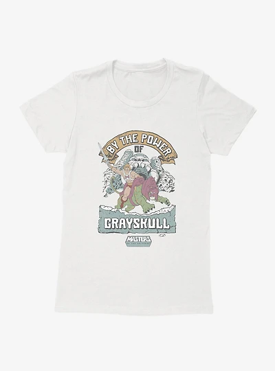 Masters Of The Universe By Power Grayskull Ribbon Womens T-Shirt