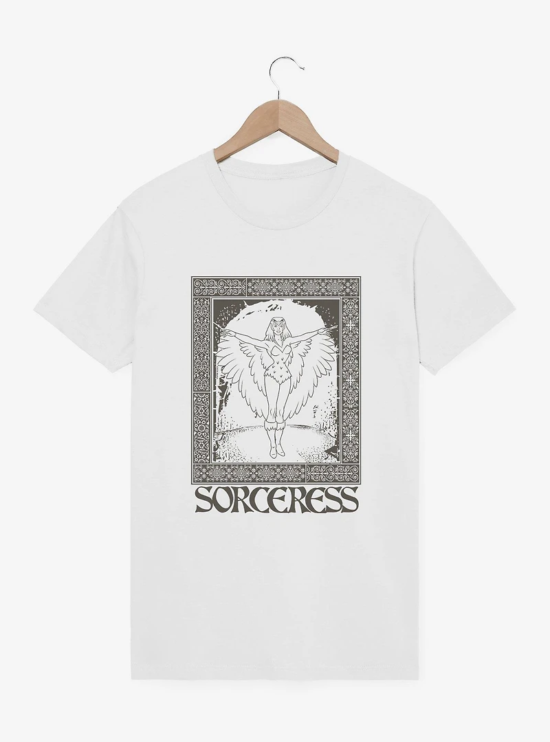 Masters Of The Universe Sorceress Black And White T-Shirt