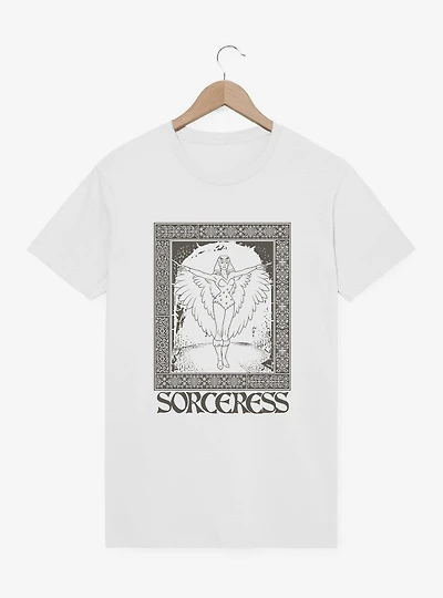 Masters Of The Universe Sorceress Black And White T-Shirt