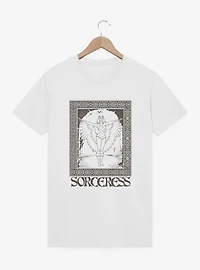 Masters Of The Universe Sorceress Black And White T-Shirt