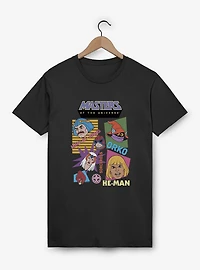 Masters Of The Universe Retro Hero Faces T-Shirt