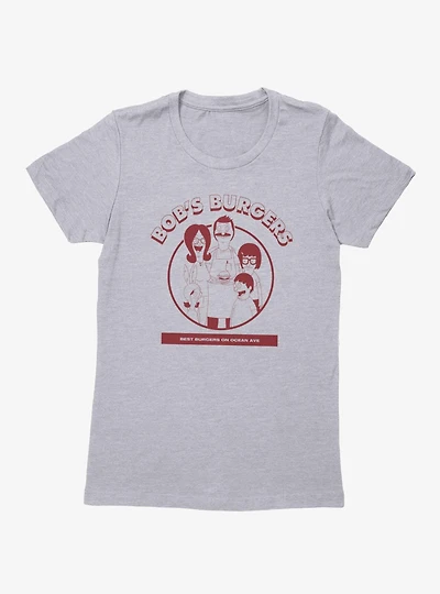 Bob's Burgers Best On Ocean Ave Womens T-Shirt