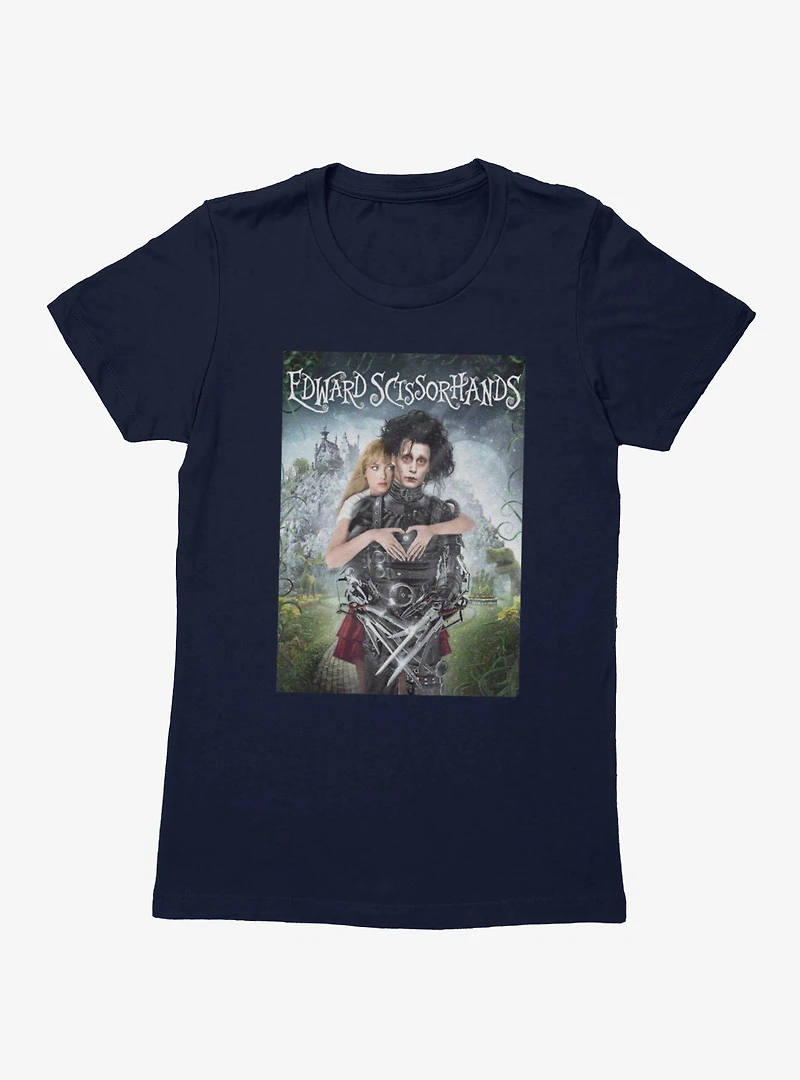 Edward Scissorhands Movie Poster Womens T-Shirt