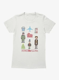 Home Alone Pixel Characters Womens T-Shirt