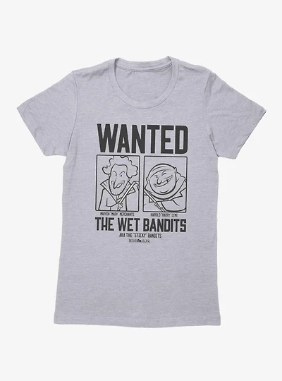 Home Alone Wanted Wet Bandits Cartoons Womens T-Shirt