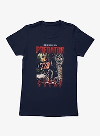 Predator Soon The Hunt Will Begin Target Scan Womens T-Shirt