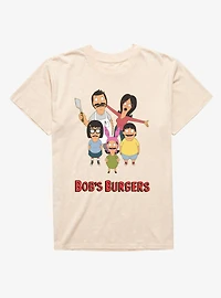 Bob's Burgers Family Photo Looking Up Mineral Wash T-Shirt