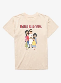Bob's Burgers Happy Family Mineral Wash T-Shirt