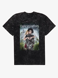 Edward Scissorhands Movie Poster Mineral Wash T-Shirt