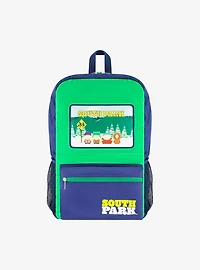 South Park Quilted Backpack with Patches