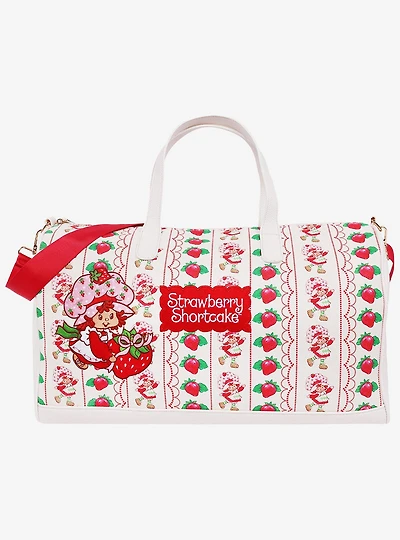 Strawberry Shortcake Lace Print Weekender Duffle Bag