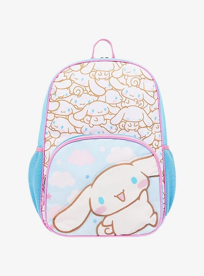 Sanrio Cinnamoroll Full-Size Bowler All-Over Print Backpack with Mesh Airflow Straps