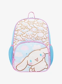 Sanrio Cinnamoroll Full-Size Bowler All-Over Print Backpack with Mesh Airflow Straps