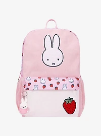 Miffy Strawberry Backpack with Charm