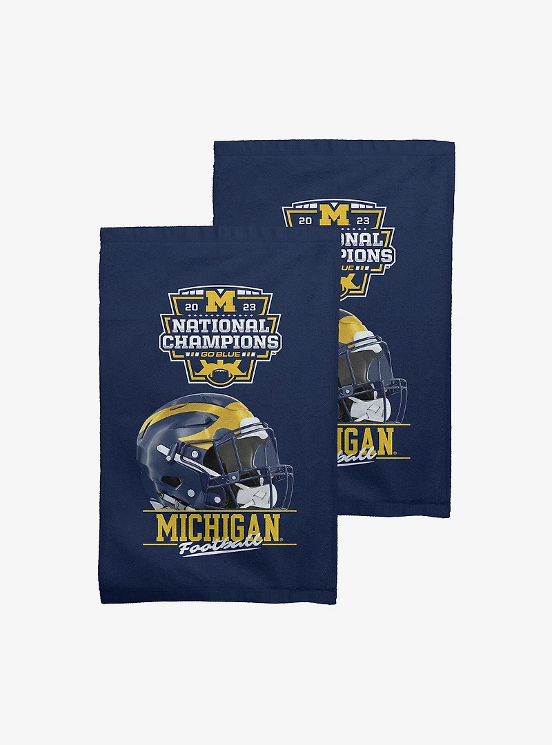 NCAA 2023 FBC Rally Home Michigan 2Pk Fan Towel