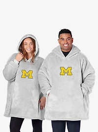 NCAA Michigan Wolverines Heather Grey Hoodler Pullover Hoodie