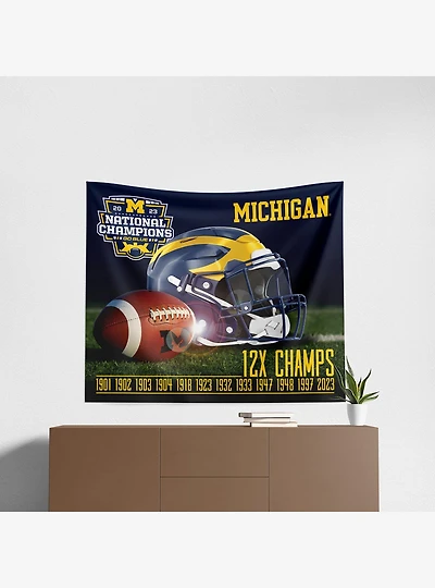 NCAA 2023 FBC Training Michigan Wall Hanging