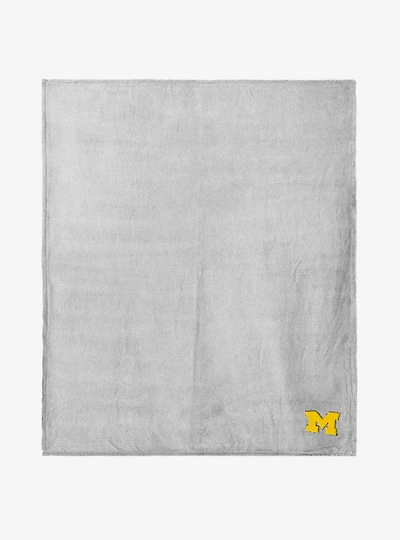 NCAA Michigan Wolverines Logo Sweatshirt Throw Blanket