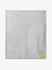 NCAA Michigan Wolverines Logo Sweatshirt Throw Blanket