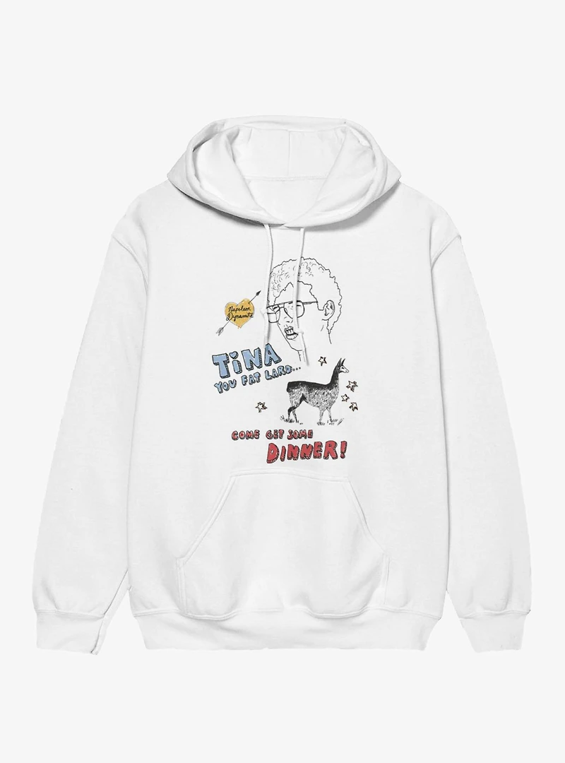 Napoleon Dynamite Tina Fat Lard Dinner Sketch Hoodie