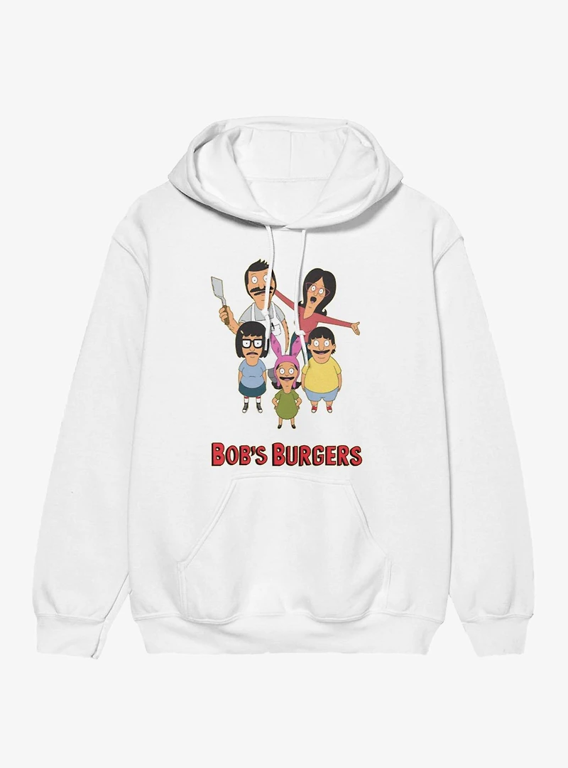 Bob's Burgers Family Photo Looking Up Hoodie