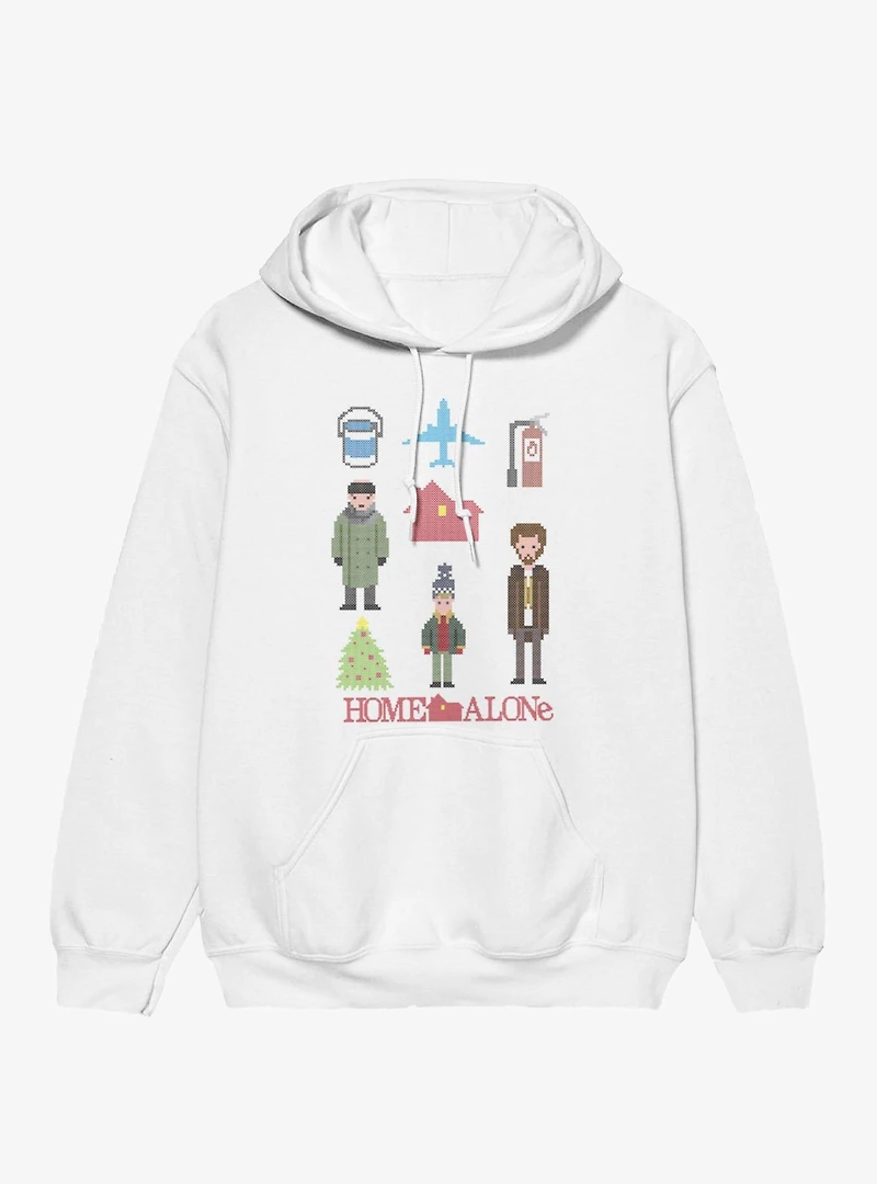 Home Alone Pixel Characters Hoodie