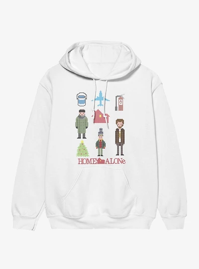 Home Alone Pixel Characters Hoodie