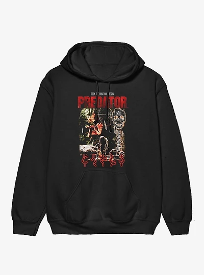 Predator Soon The Hunt Will Begin Target Scan Hoodie