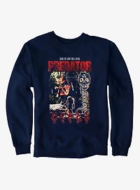 Predator Soon The Hunt Will Begin Target Scan Sweatshirt