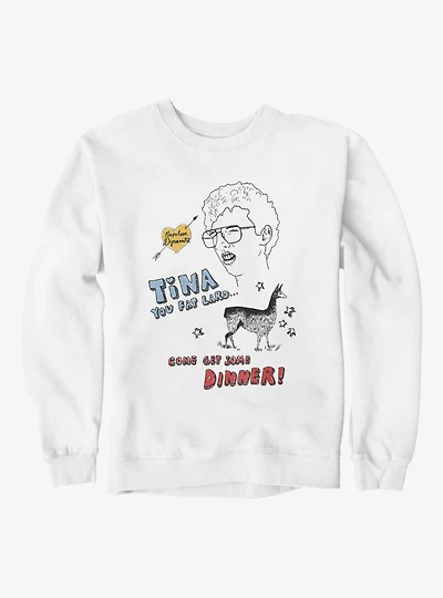 Napoleon Dynamite Tina Fat Lard Dinner Sketch Sweatshirt