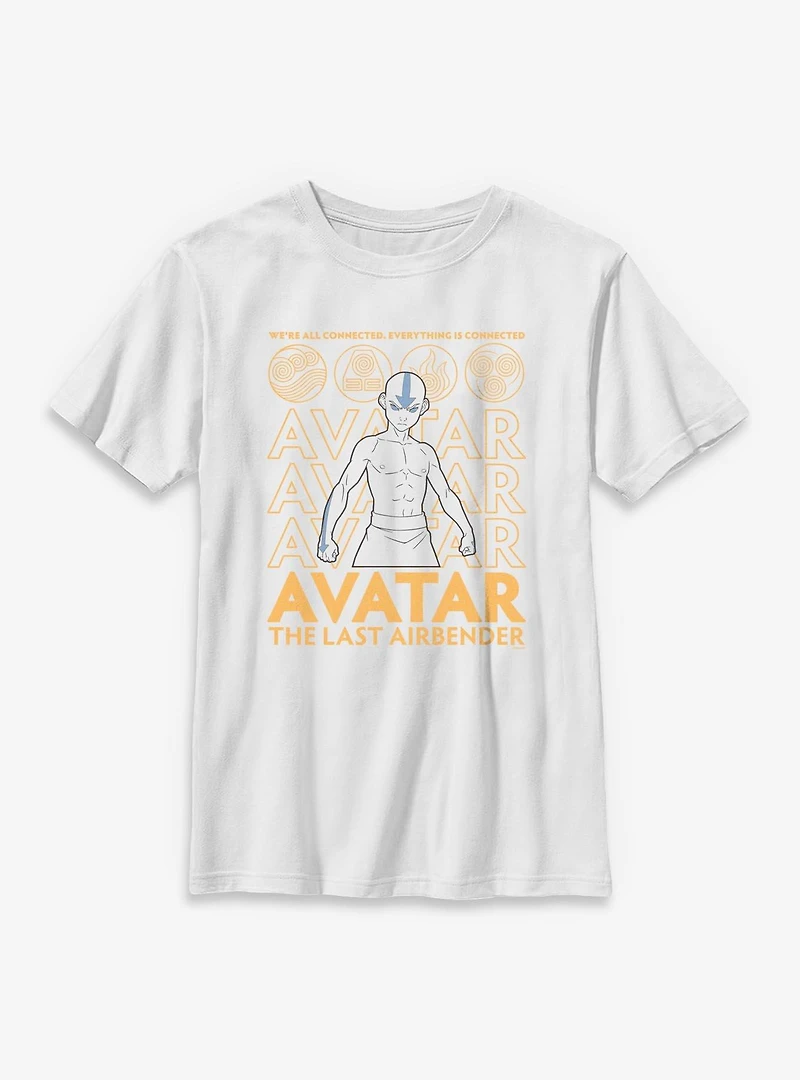 Avatar: The Last Airbender Avatar All Connected Youth T-Shirt