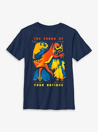 Avatar: The Last Airbender Avatar Fauna Textbook Youth T-Shirt