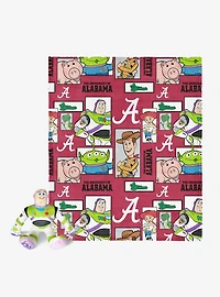 NCAA Alabama Crimson Tide Disney Toy Story Buzz Lightyear Cameo Hugger Pillow & Silk Touch Throw Blanket Set