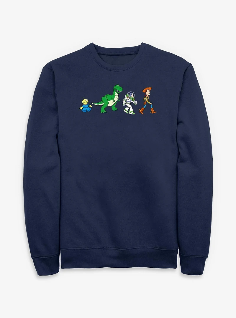 Disney Pixar Toy Story Toys Crossing Road Sweatshirt