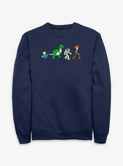Disney Pixar Toy Story Toys Crossing Road Sweatshirt