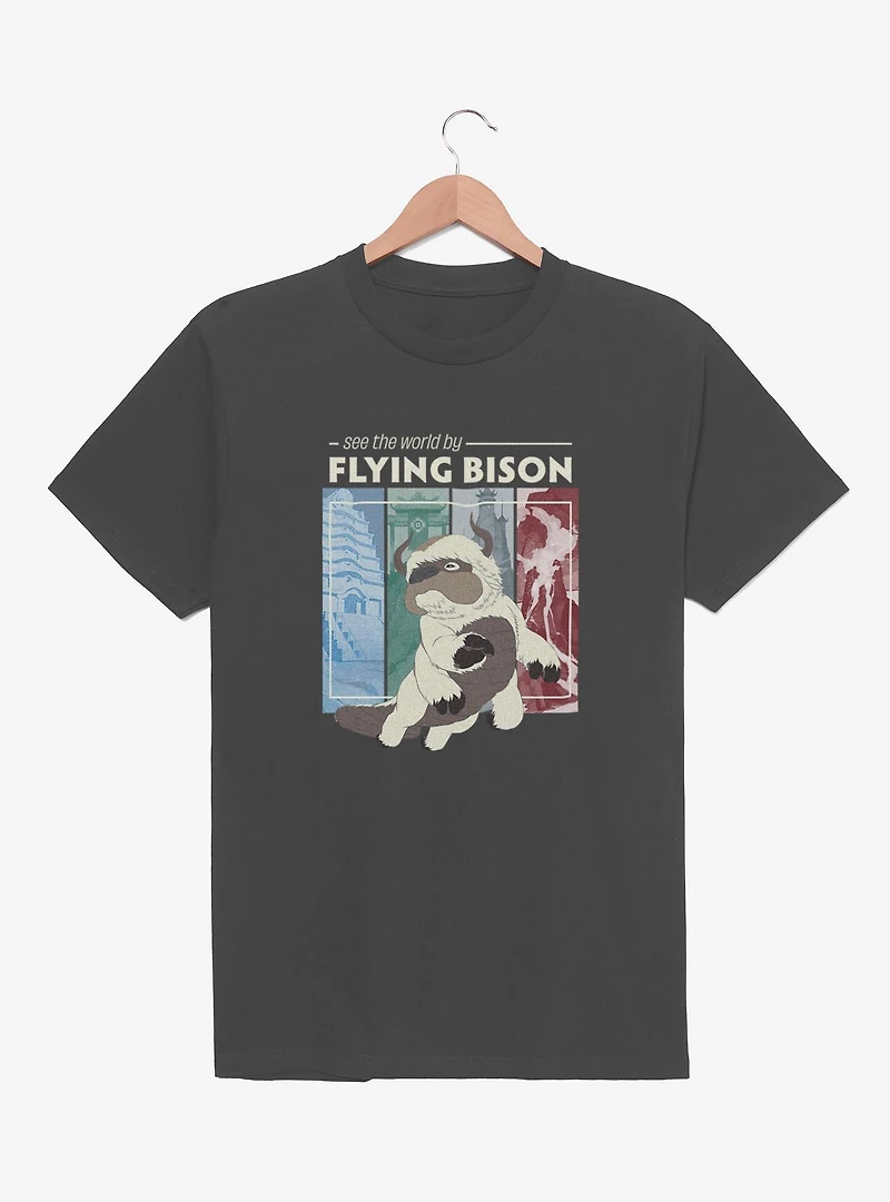 Avatar: The Last Airbender Avatar Appa Travel Panels T-Shirt