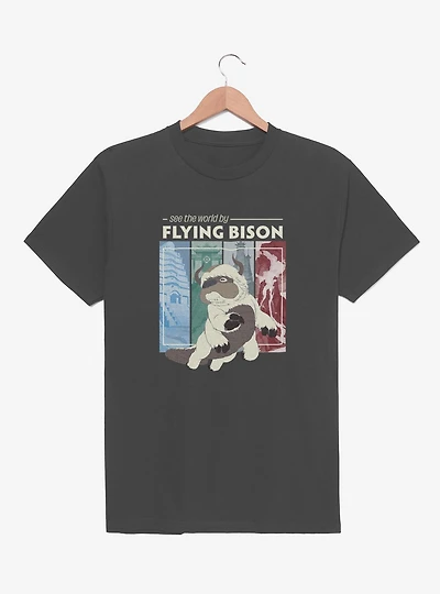 Avatar: The Last Airbender Avatar Appa Travel Panels T-Shirt