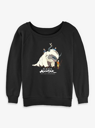 Avatar: The Last Airbender Avatar Gang Womens Slouchy Sweatshirt