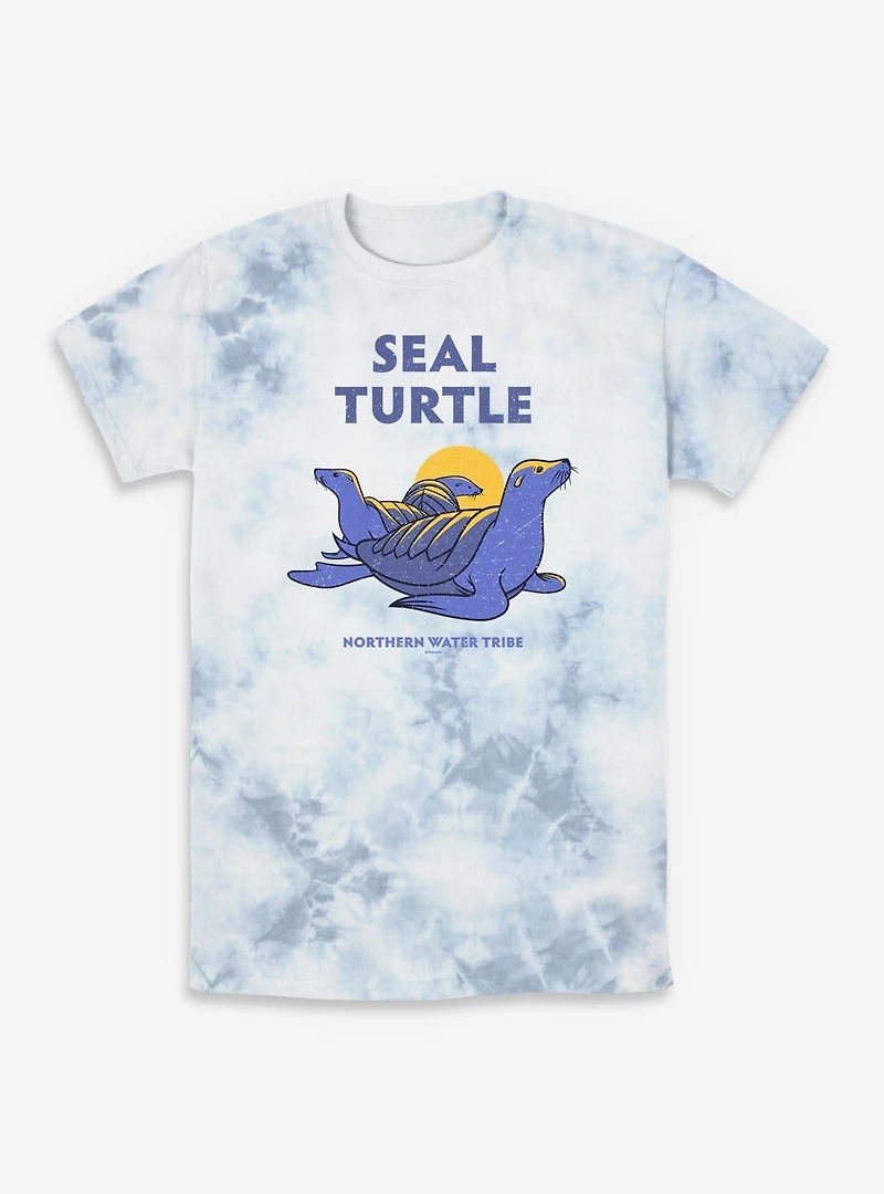 Avatar: The Last Airbender Avatar Seal Turtle Tie-Dye T-Shirt