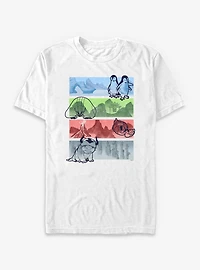 Avatar: The Last Airbender Avatar Animals Jumble T-Shirt