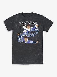 Avatar: The Last Airbender Avatar Katara Character Focus Mineral Wash T-Shirt