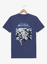 Avatar: The Last Airbender Avatar BW Group T-Shirt