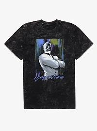 Marvel Spider-Man Mister Negative Comic Portrait Mineral Wash T-Shirt
