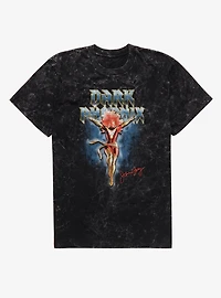 Marvel X-Men Dark Phoenix Ascending Jean Grey Mineral Wash T-Shirt