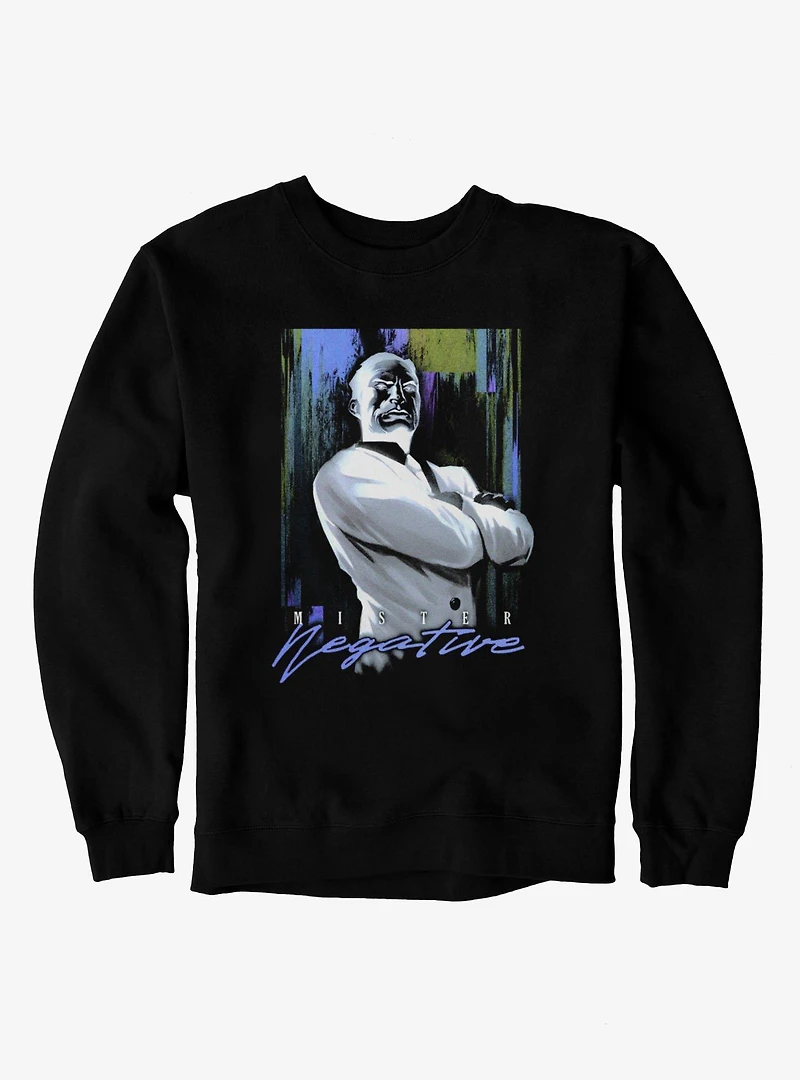 Marvel Spider-Man Mister Negative Comic Portrait Sweatshirt