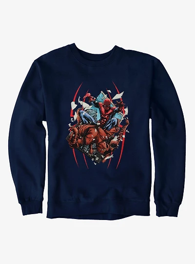 Marvel Spider-Man Hand Through Window Sweatshirt