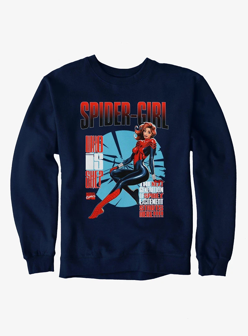 Marvel Spider-Man Who Is Spider-Girl Next Generation Sweatshirt