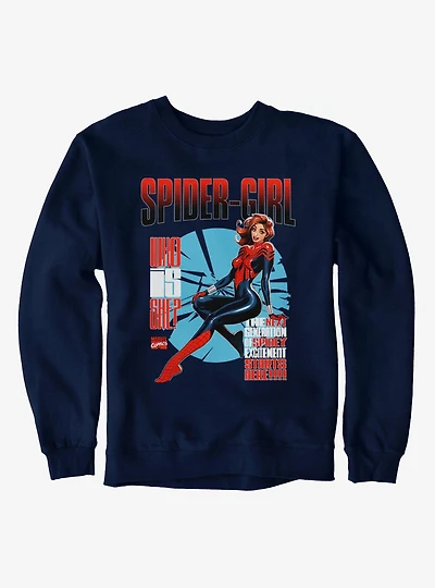 Marvel Spider-Man Who Is Spider-Girl Next Generation Sweatshirt