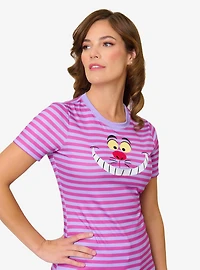 Disney Alice Wonderland Collection By Unique Vintage Cheshire Cat Back to Basics Top